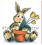 M-02 Lg. Tulip Bunny